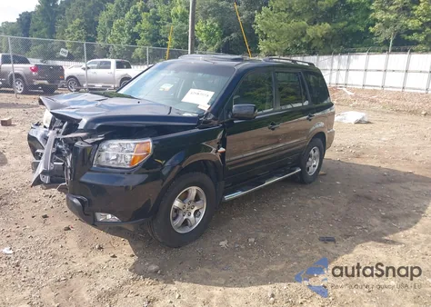 2007 Honda Pilot Ex-L из США, поврежденный, VIN 5FNYF28517B045750